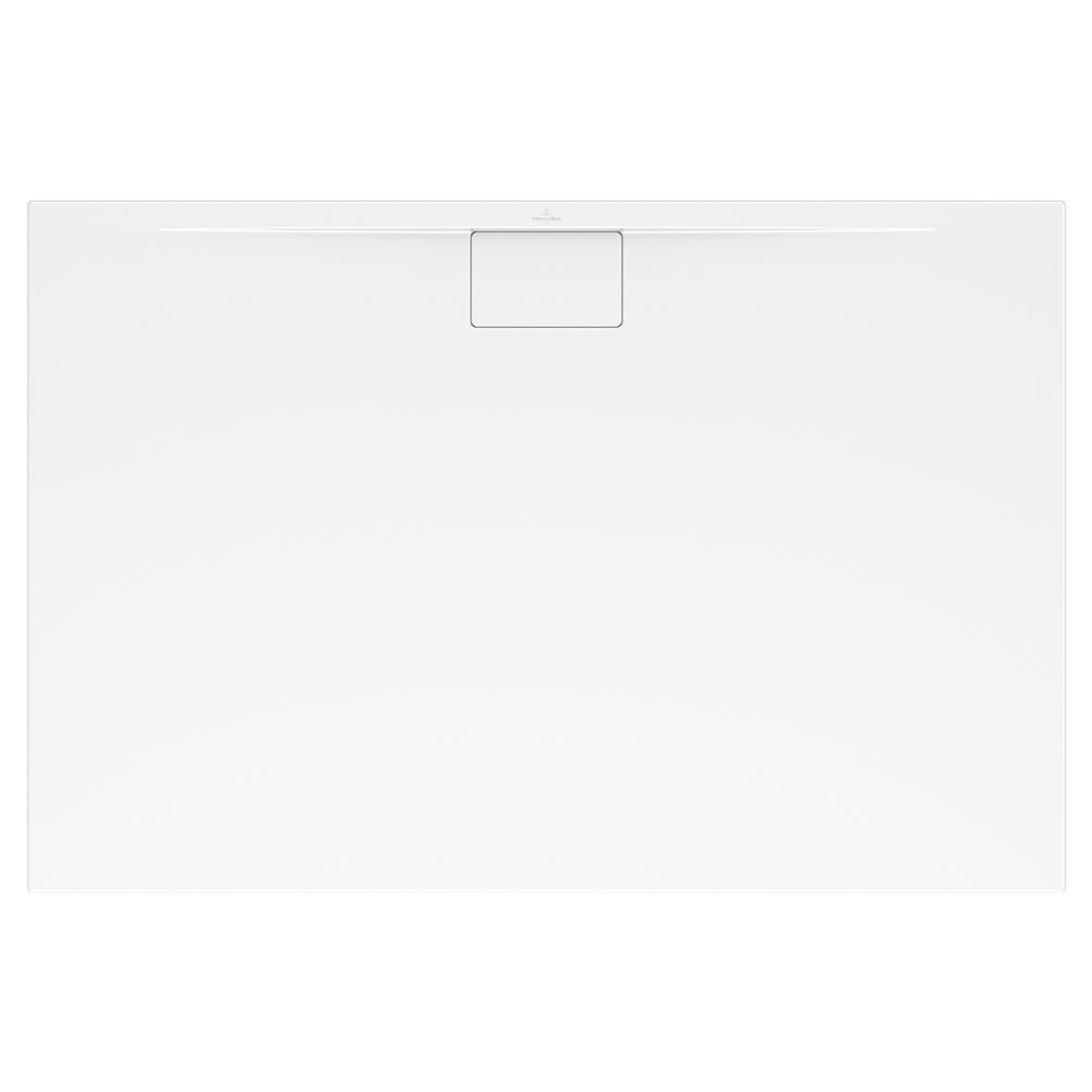 Cutout image of Villeroy & Boch Architectura 1400 x 800mm White Alpin MetalRim Shower Tray